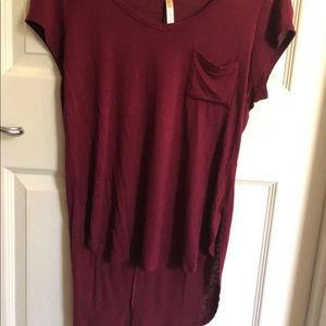 Short Front Long Back Shirt